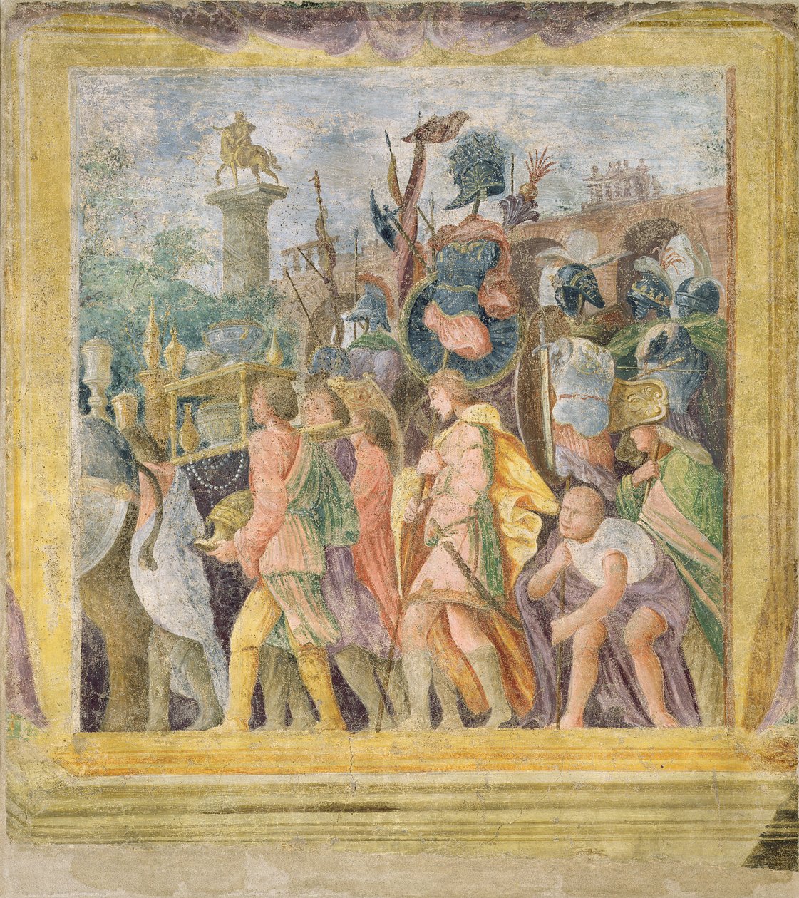O triunfo de César de Andrea Mantegna