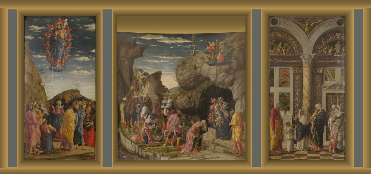 tríptico de Andrea Mantegna