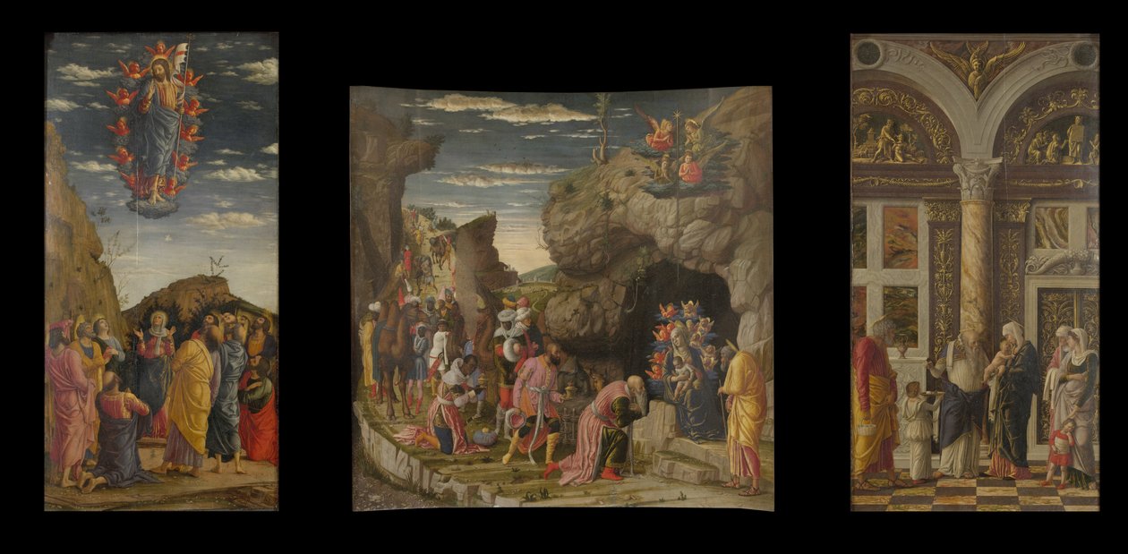 Tríptico Tríptico de Andrea Mantegna