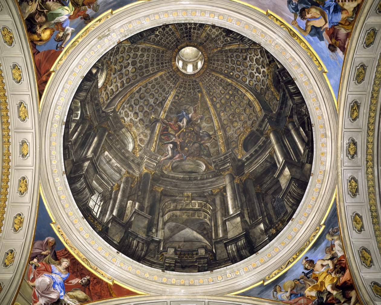 Cúpula da Igreja de Santo Inácio, 1685 de Andrea Pozzo