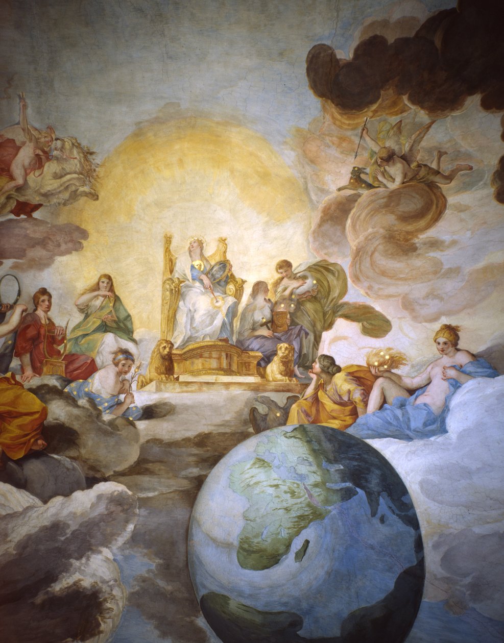 Alegoria da Sabedoria Divina, 1629-33 de Andrea Sacchi