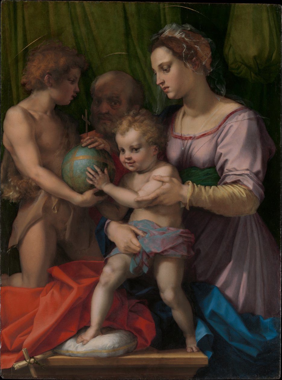 A Sagrada Família com São João Batista de Andrea del Sarto
