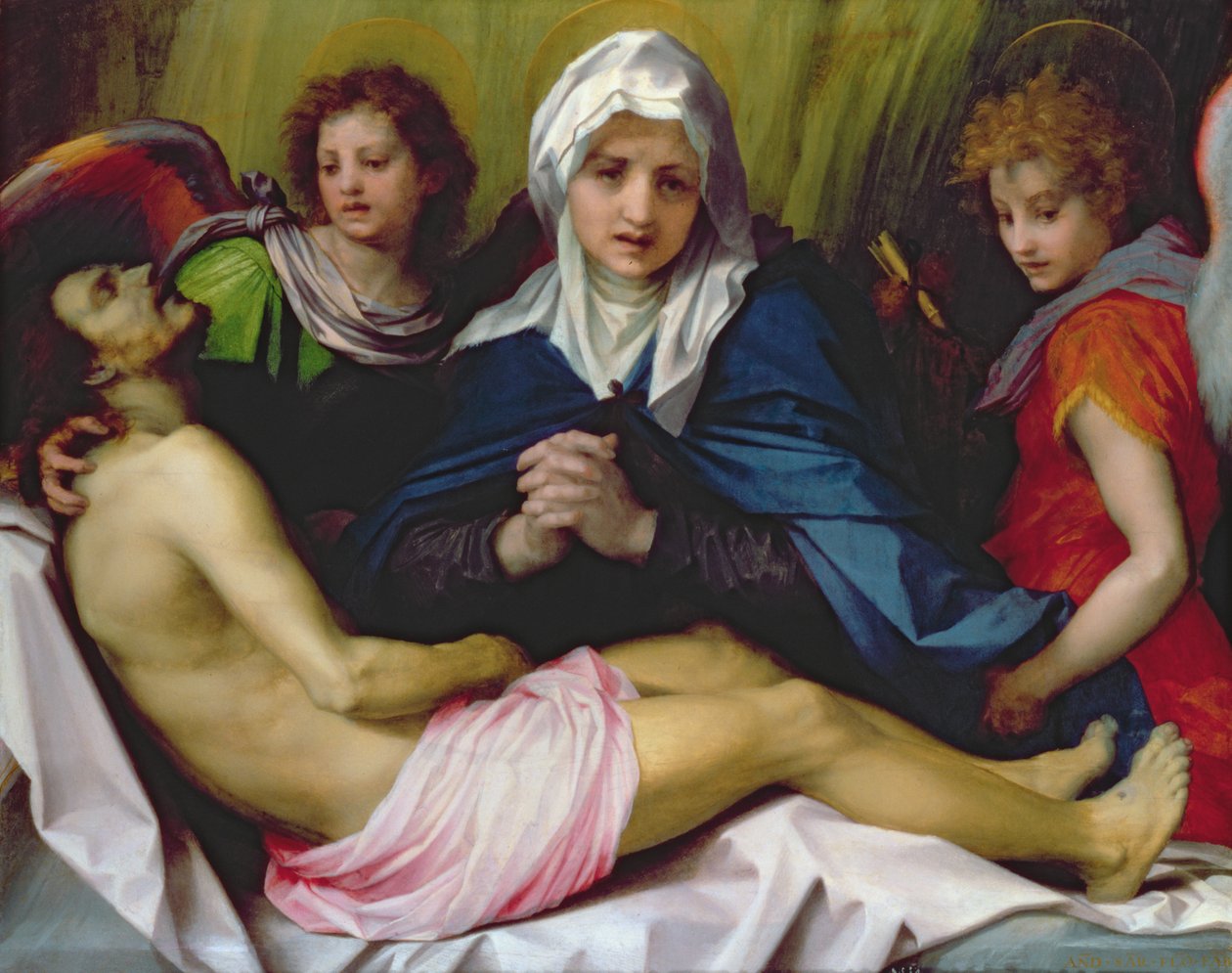 Lament of Christ, c.1519-20 (painel) de Andrea del Sarto