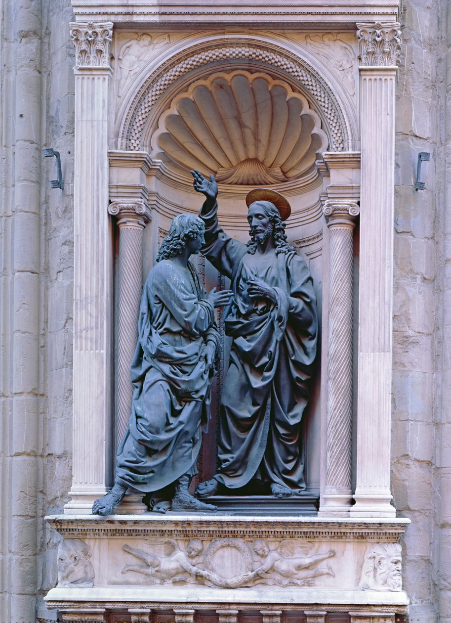 O duvidoso Thomas (bronze) de Andrea del Verrocchio