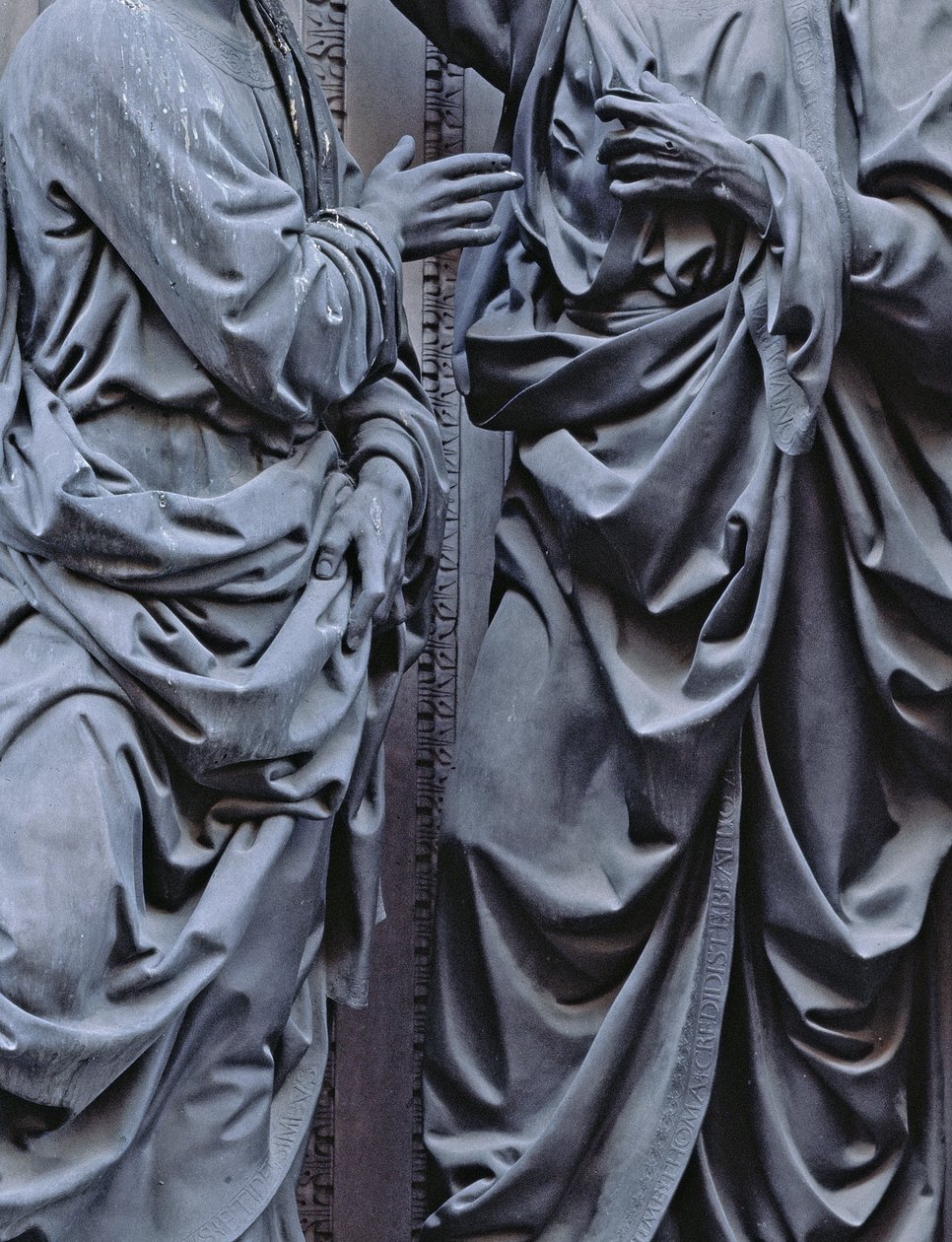O detalhe de bronze Thomas duvidoso de 237841 de Andrea del Verrocchio
