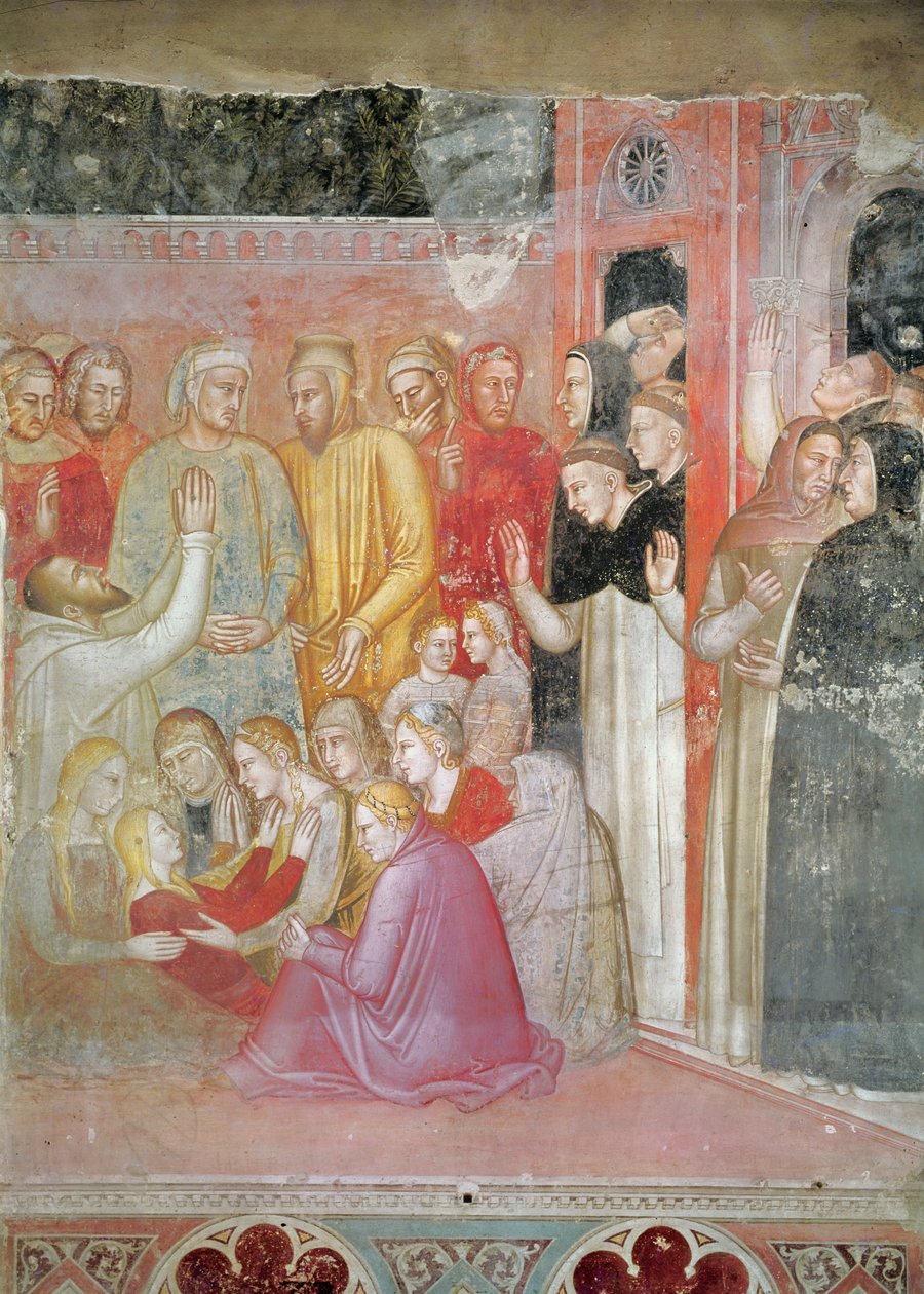 Um milagre de São Pedro Mártir, c.1365-67 de Andrea di Bonaiuto
