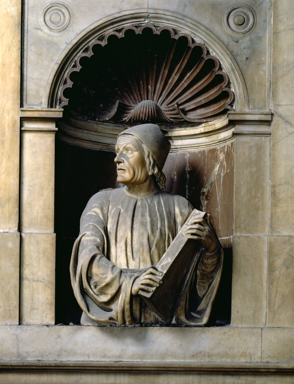 Marsilio Ficino (1433-99) 1521 (mármore) de Andrea di Piero Ferrucci