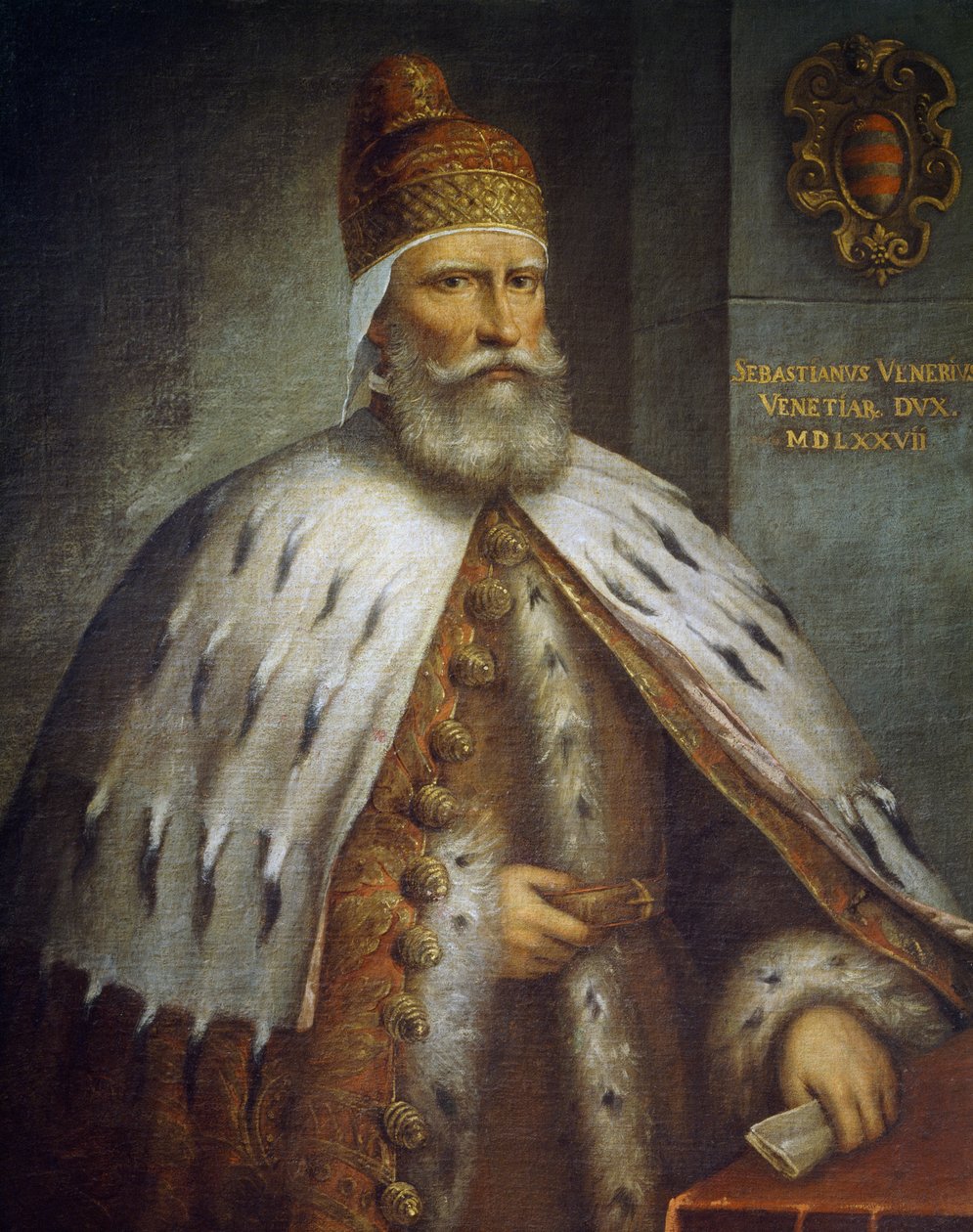 Retrato de Doge Sebastiano Venier (ca 1496-1578) de Andrea (c.1542 c.1617) Michieli
