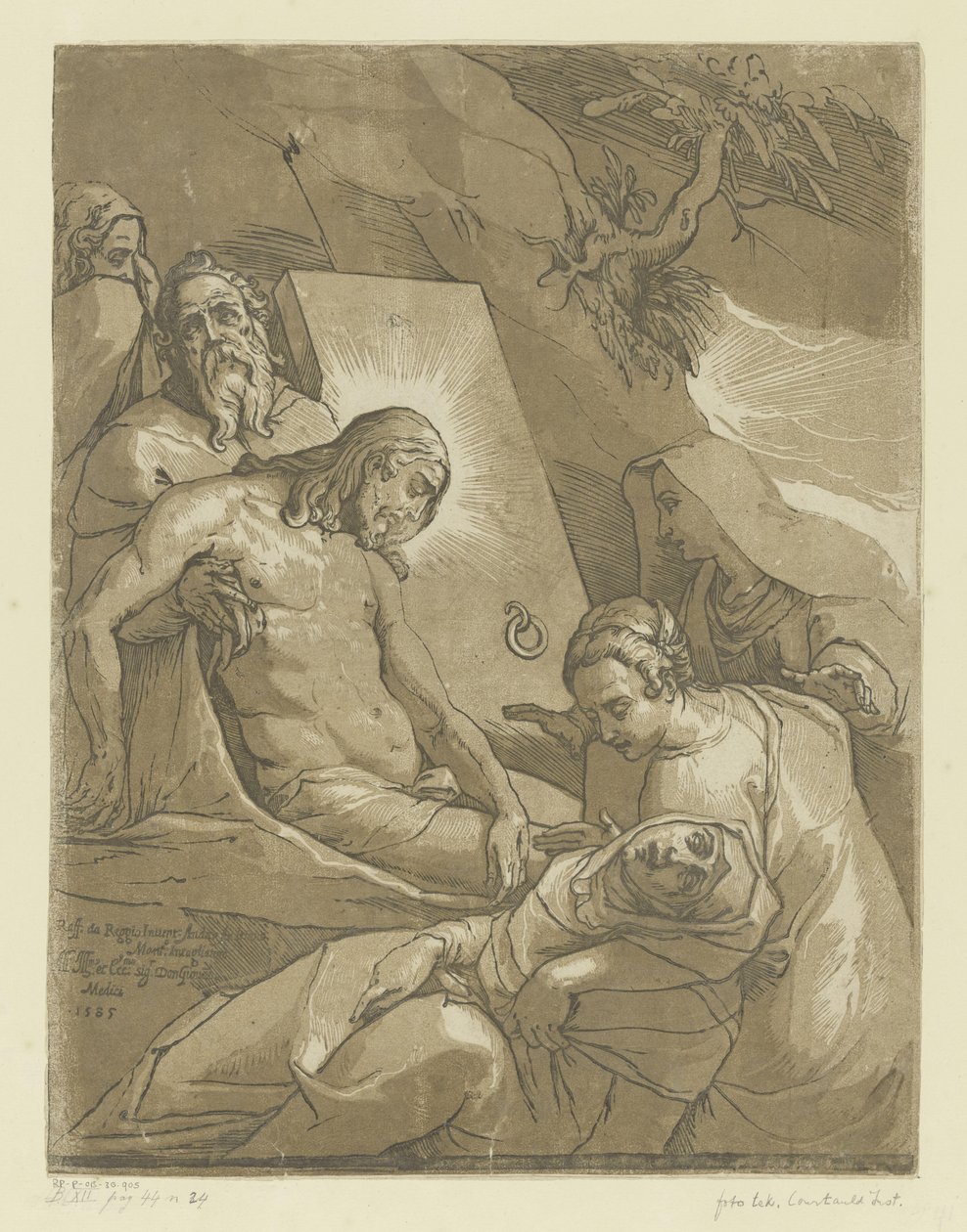 Entombamento de Cristo de Andrea Andreani
