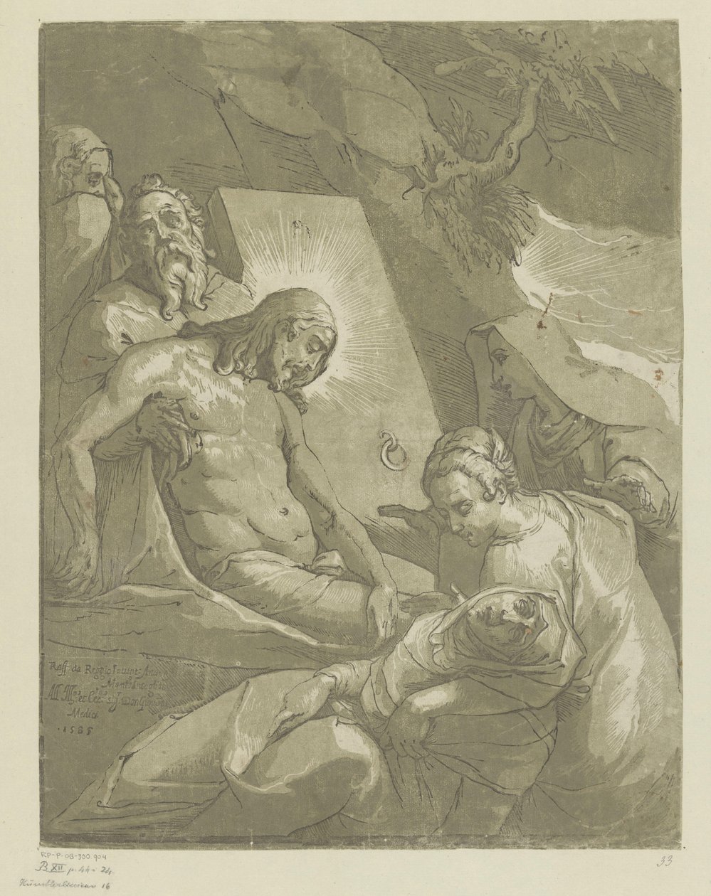Entombamento de Cristo de Andrea Andreani