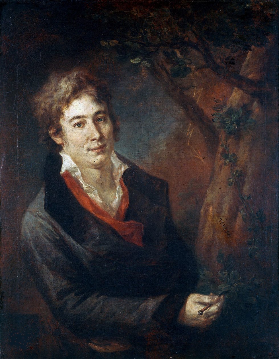 Retrato de Ugo Foscolo 1778-1827, 1801-1802. de Andrea Appiani