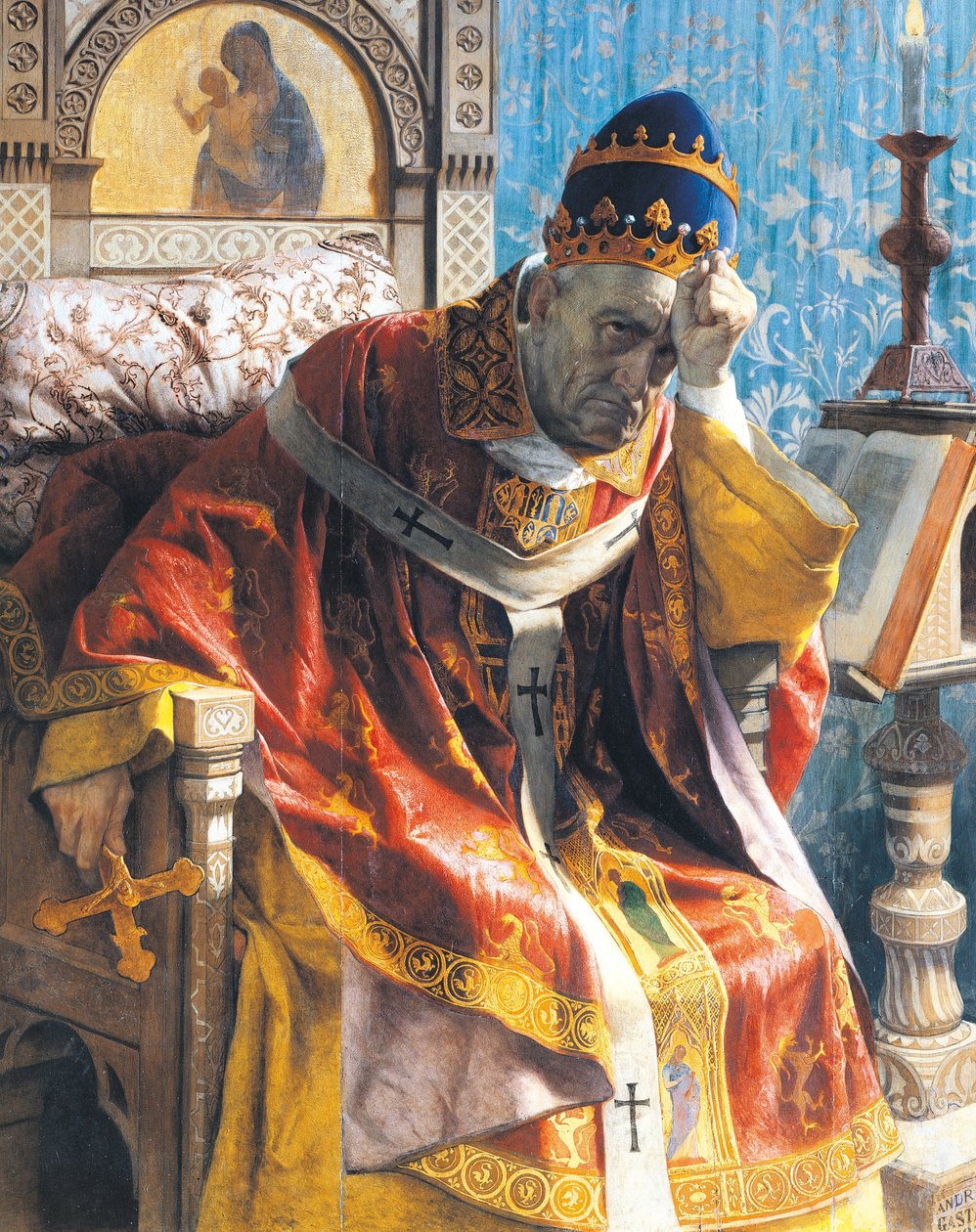Boniface VIII (Anagni, cerca de 1230-Roma de Andrea Gastaldi