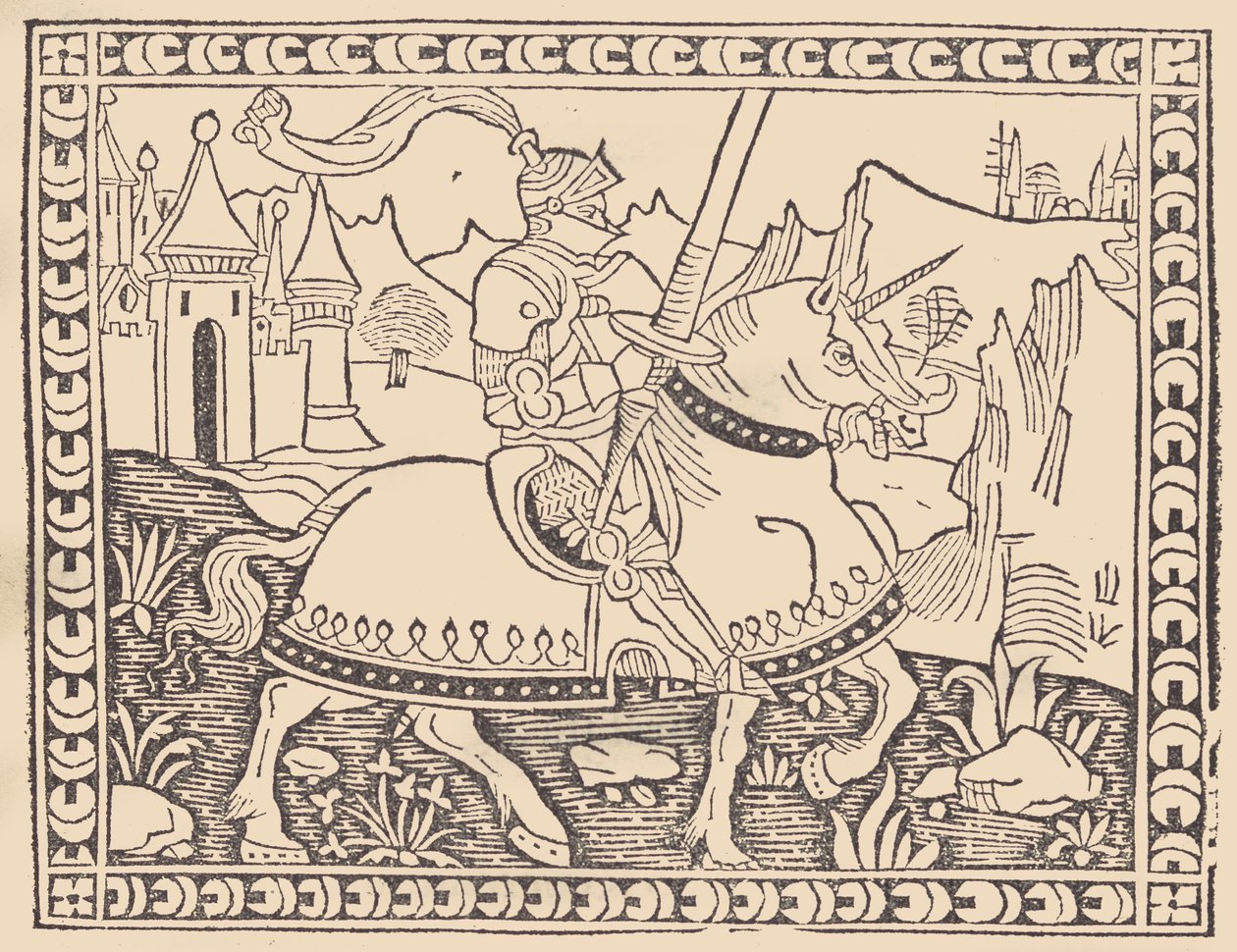 A Justa de Giuliano de Medici ..., c. 1495-1500 de Andrea Ghirlandi