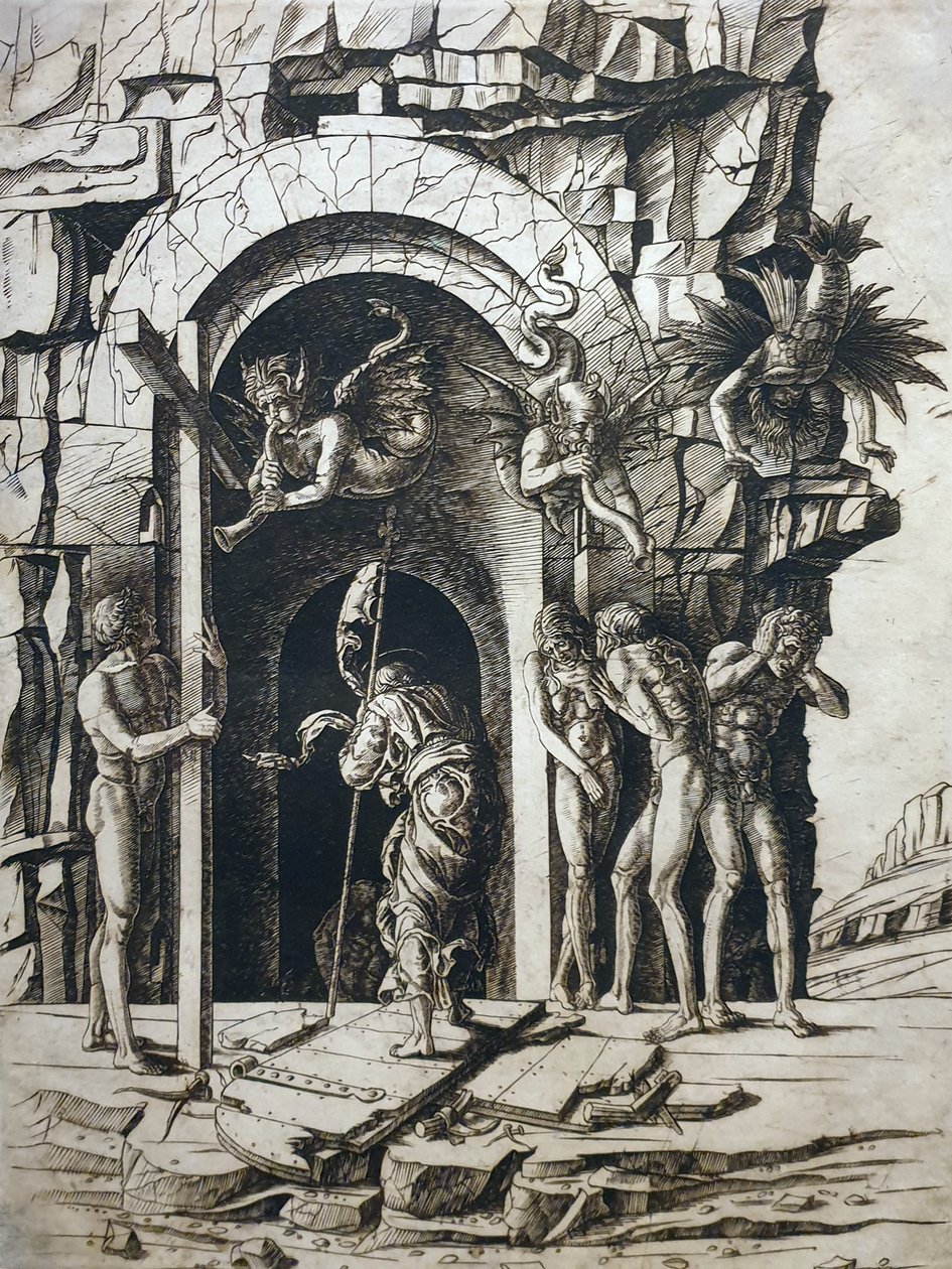 1483 Mantegna A Descida de Cristo ao Limbo Biblioteca Nacional do Brasil anagoria de Andrea Mantegna
