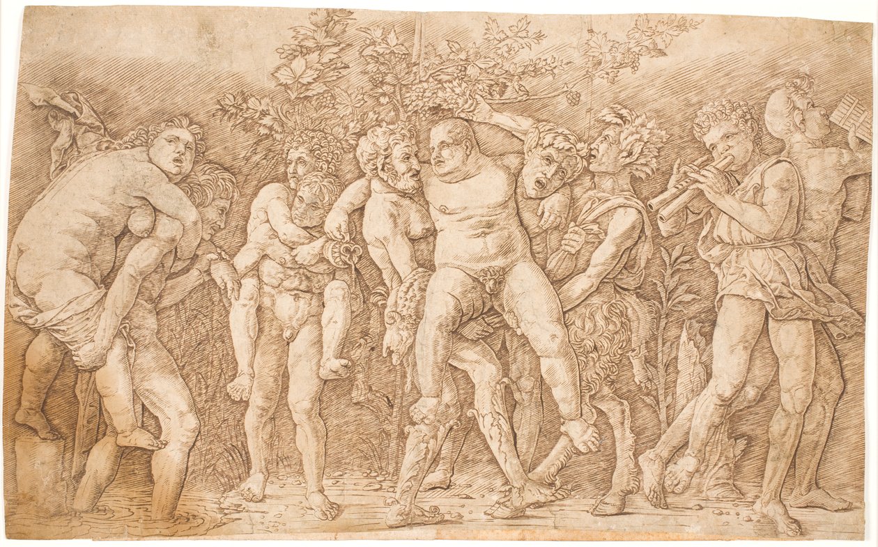 Canal traseiro com Silén de Andrea Mantegna