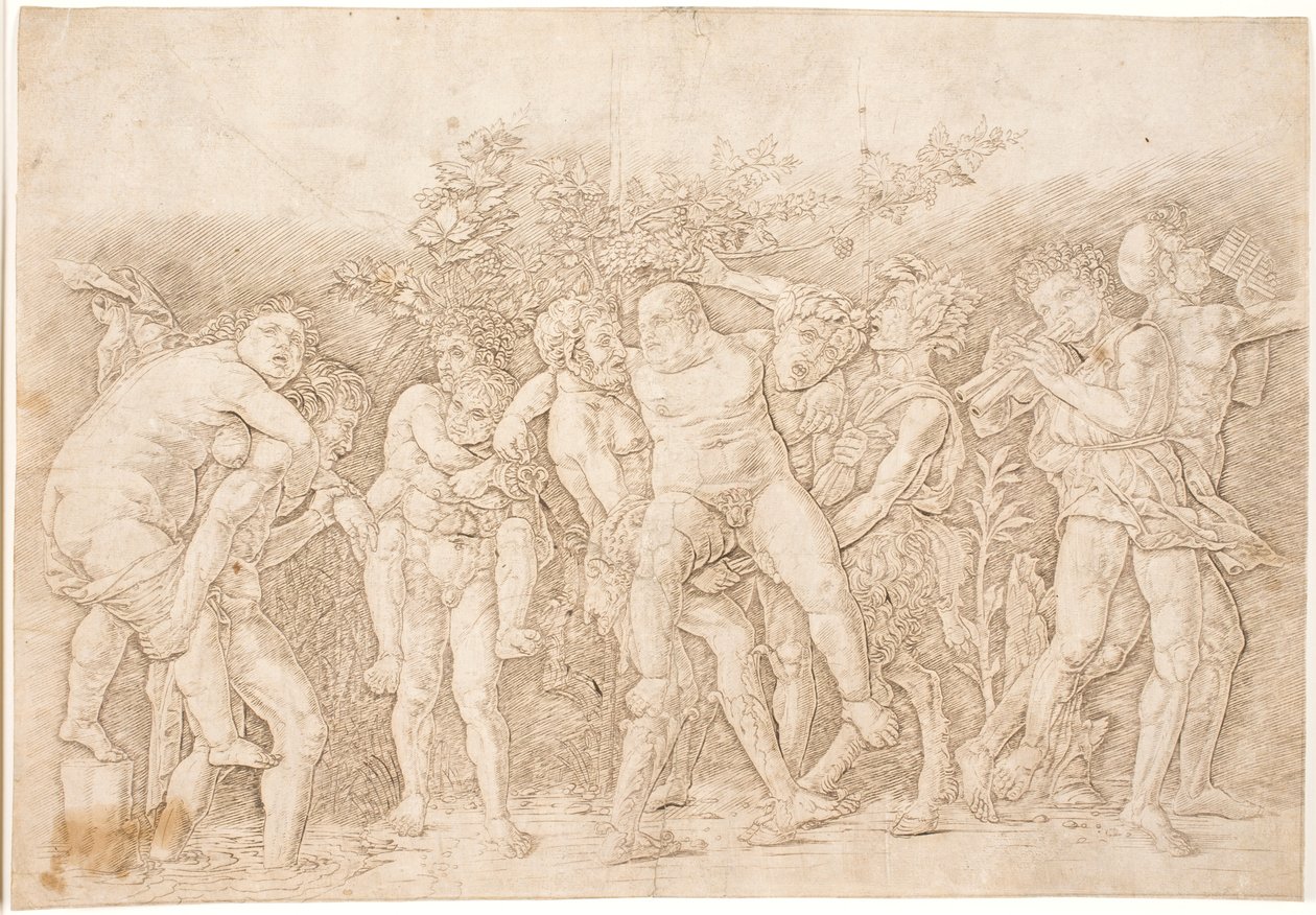 Canal traseiro com Silén de Andrea Mantegna
