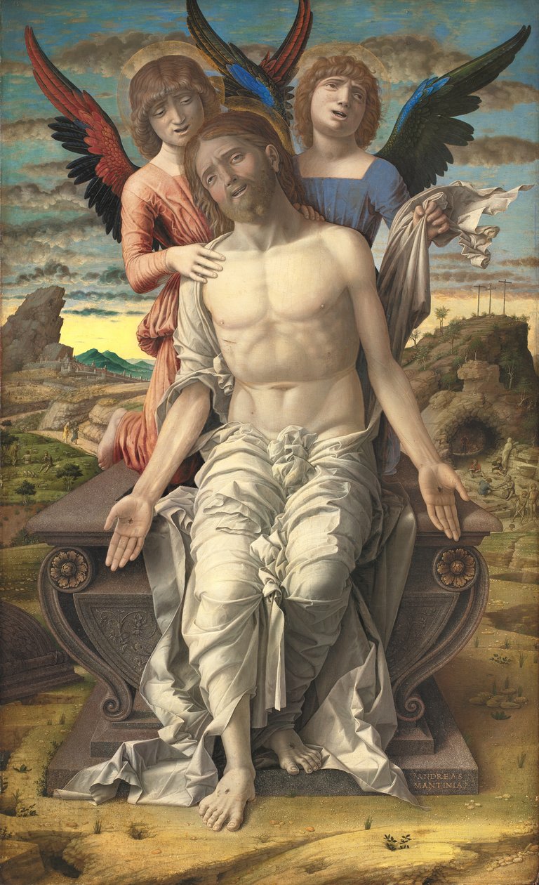 Cristo como o Redentor Sofredor de Andrea Mantegna