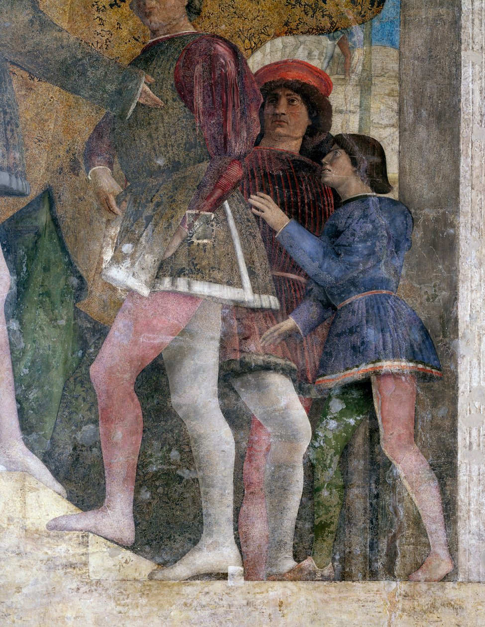 Tribunais, detalhe do Muro do Tribunal de Andrea Mantegna