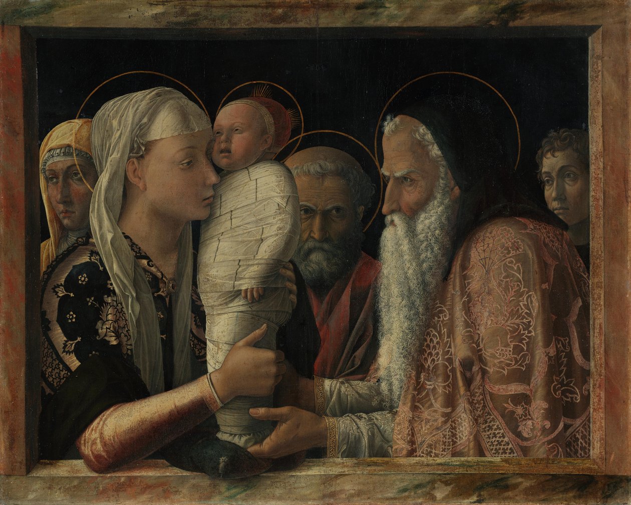 A apresentação de Cristo no templo de Andrea Mantegna