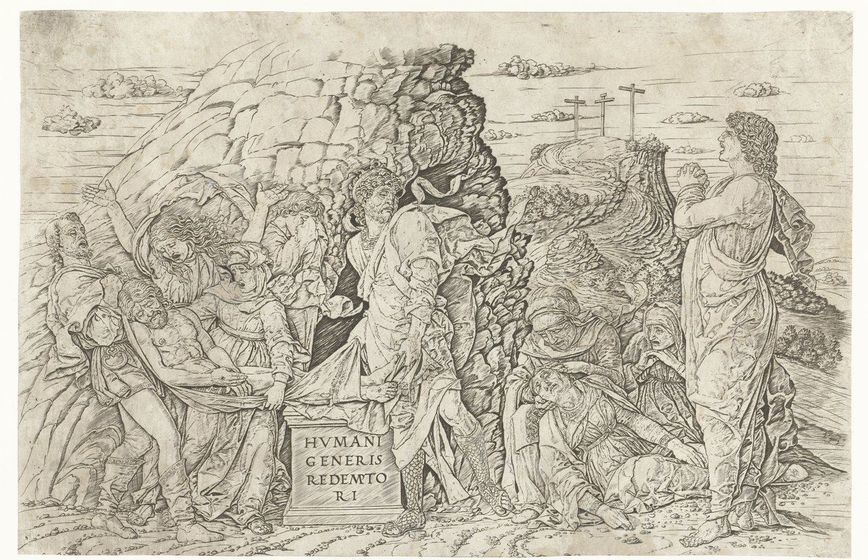 Entombamento de Cristo de Andrea Mantegna