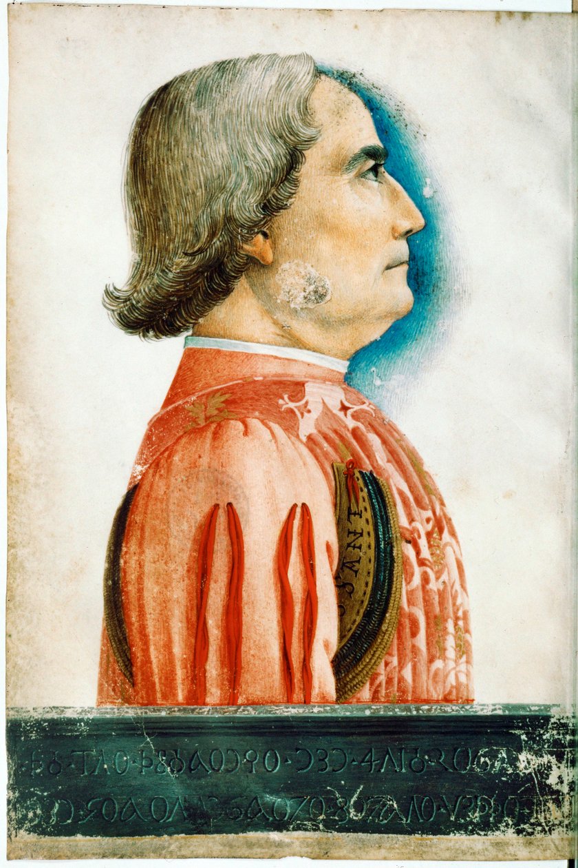Jacopo Antonio Marcello, general veneziano (têmpera sobre velino) de Andrea Mantegna