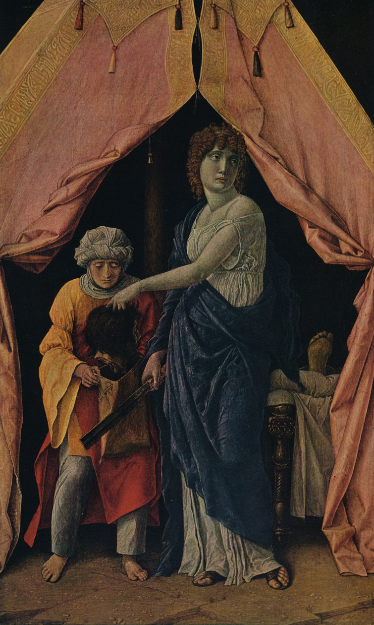 Judith com a cabeça de Holofernes, 1495-1500 de Andrea Mantegna