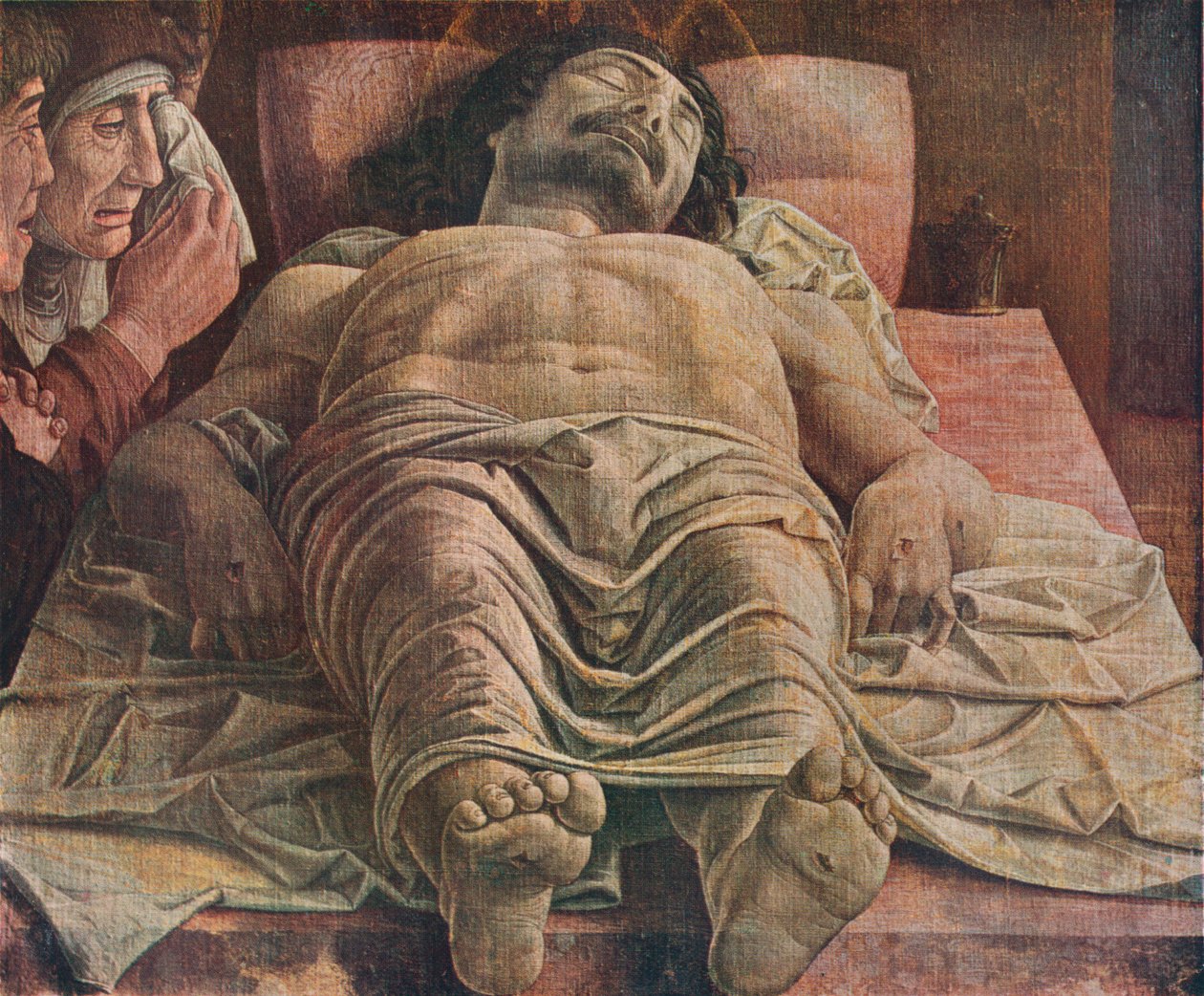 Lamentação sobre o Cristo Morto, 1470-1474, 1930. de Andrea Mantegna