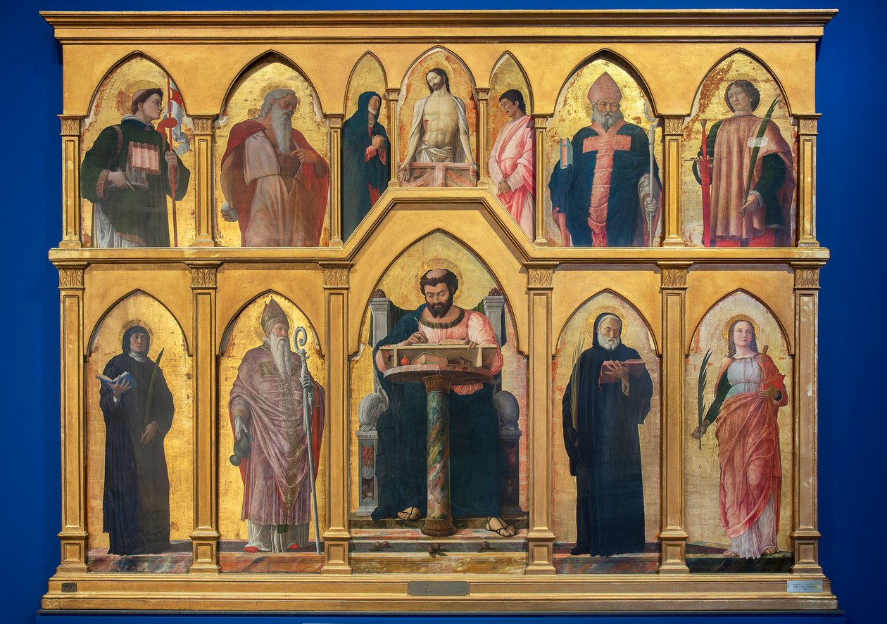 Políptico de São Lucas, 1453-55 de Andrea Mantegna