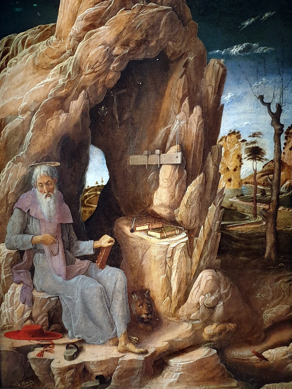 São Jerónimo Penitente no Deserto de Andrea Mantegna