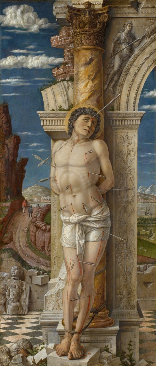 São Sebastião, ca 1459 de Andrea Mantegna