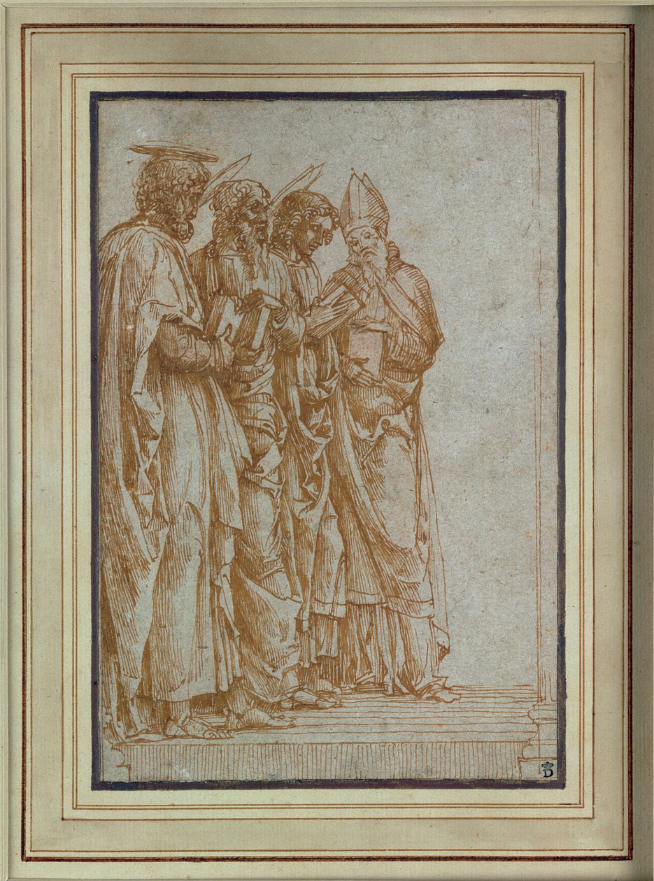 Santos Pedro, Paulo, João Evangelista e Zenão de Andrea Mantegna