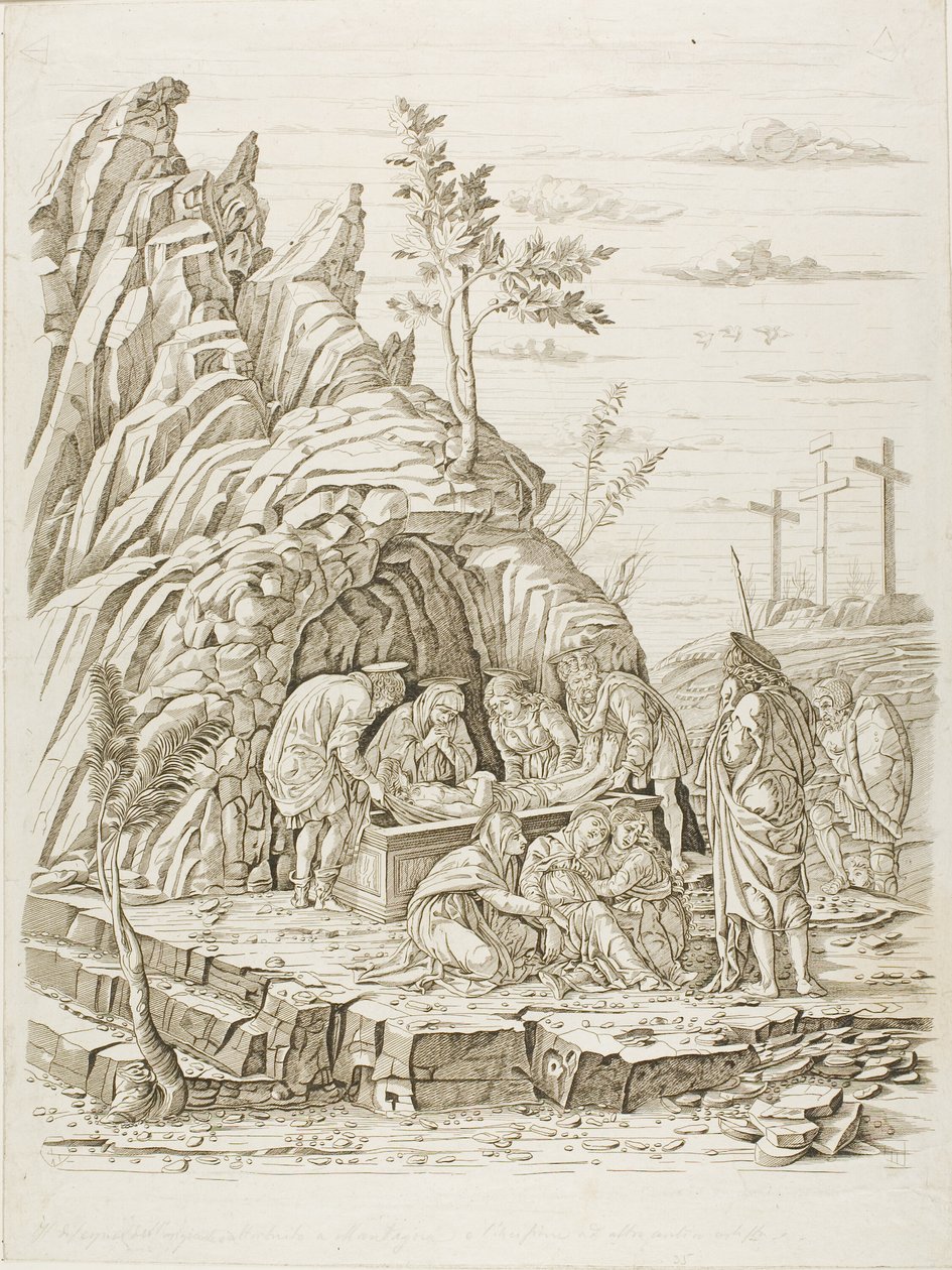 O sepultamento de Andrea Mantegna