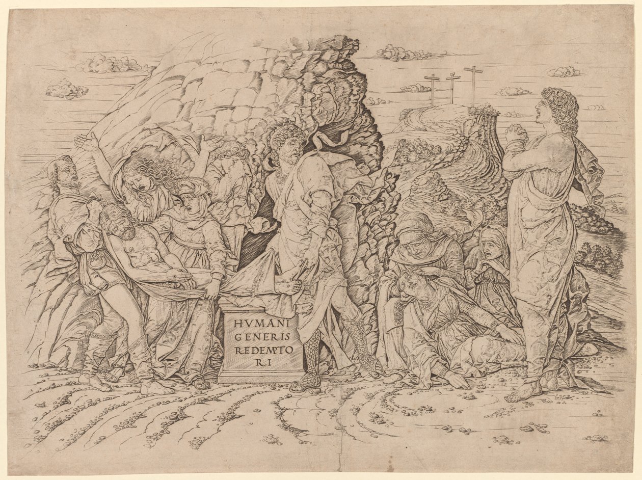O sepultamento. de Andrea Mantegna