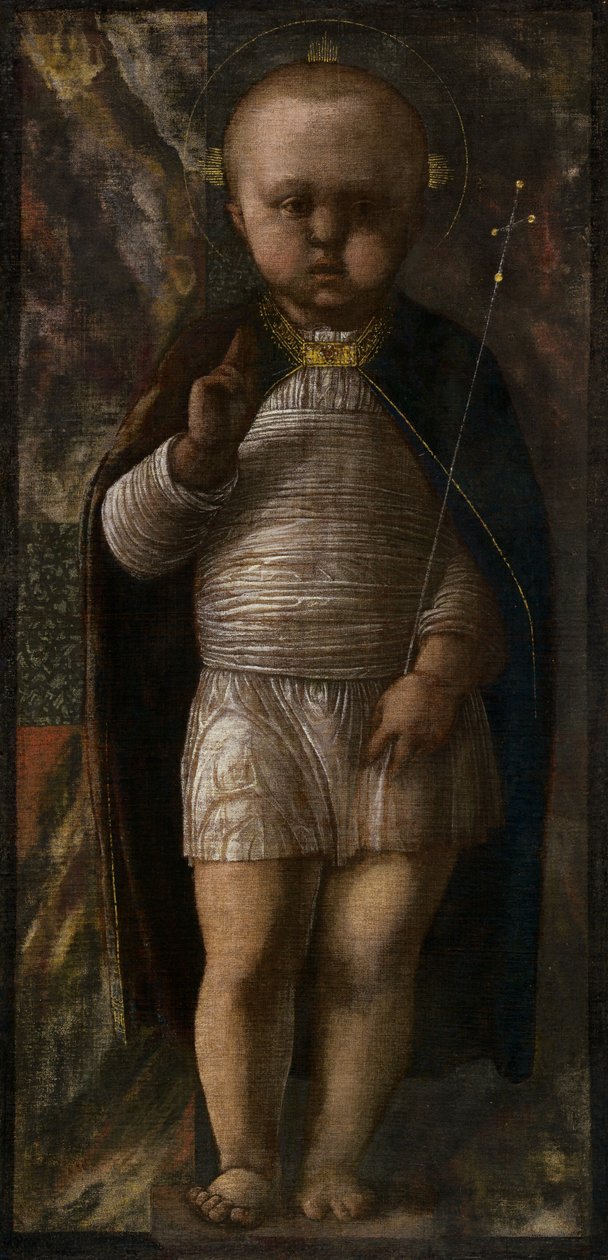 The Infant Savior, c.1460 (tempera sobre tela) de Andrea Mantegna