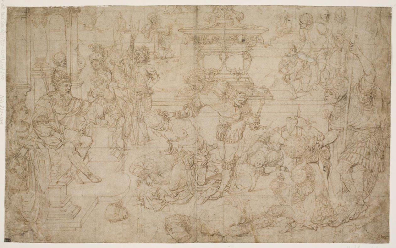 O martírio dos dez mil cristãos de Andrea Mantegna