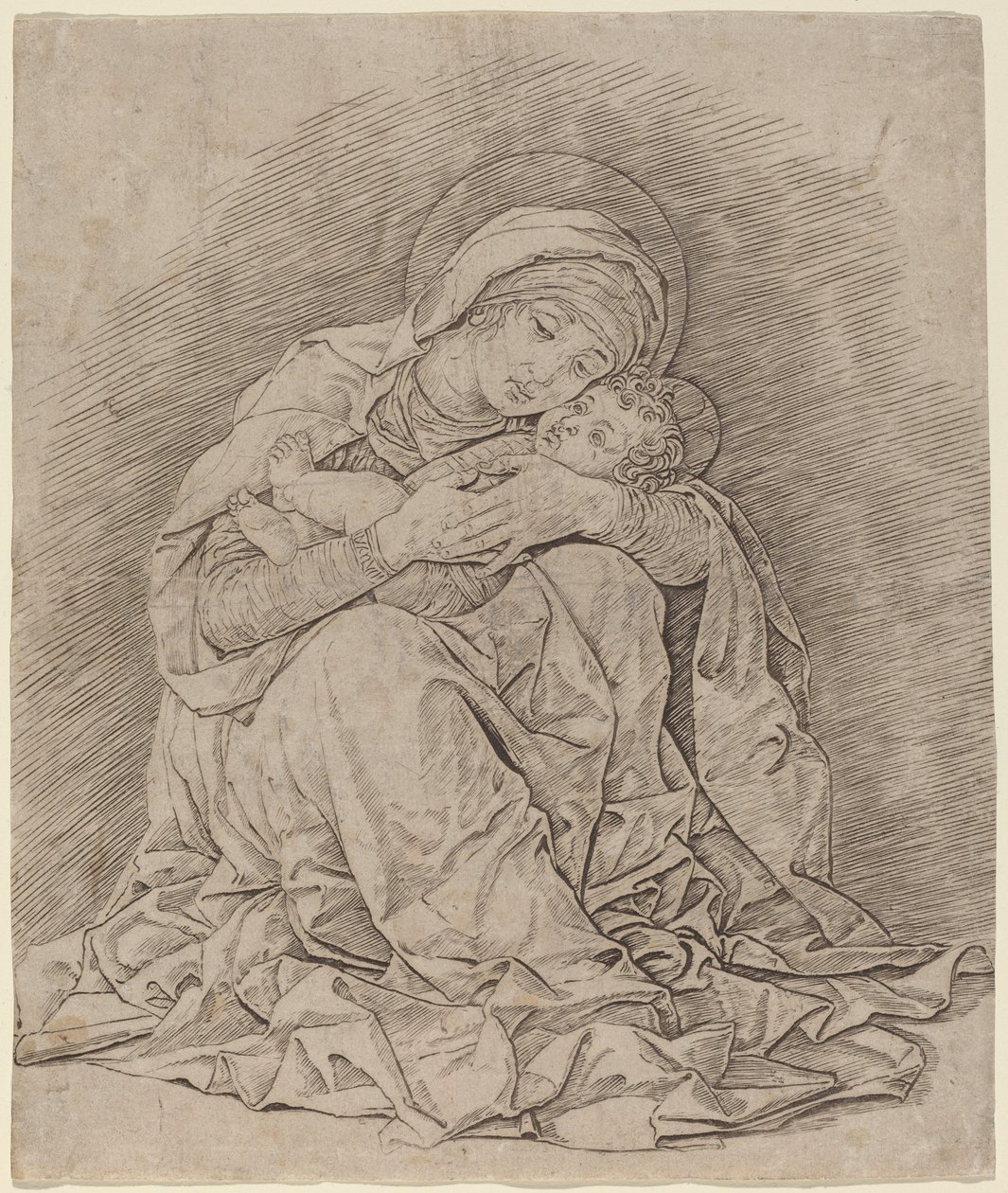 A Virgem e o Menino de Andrea Mantegna