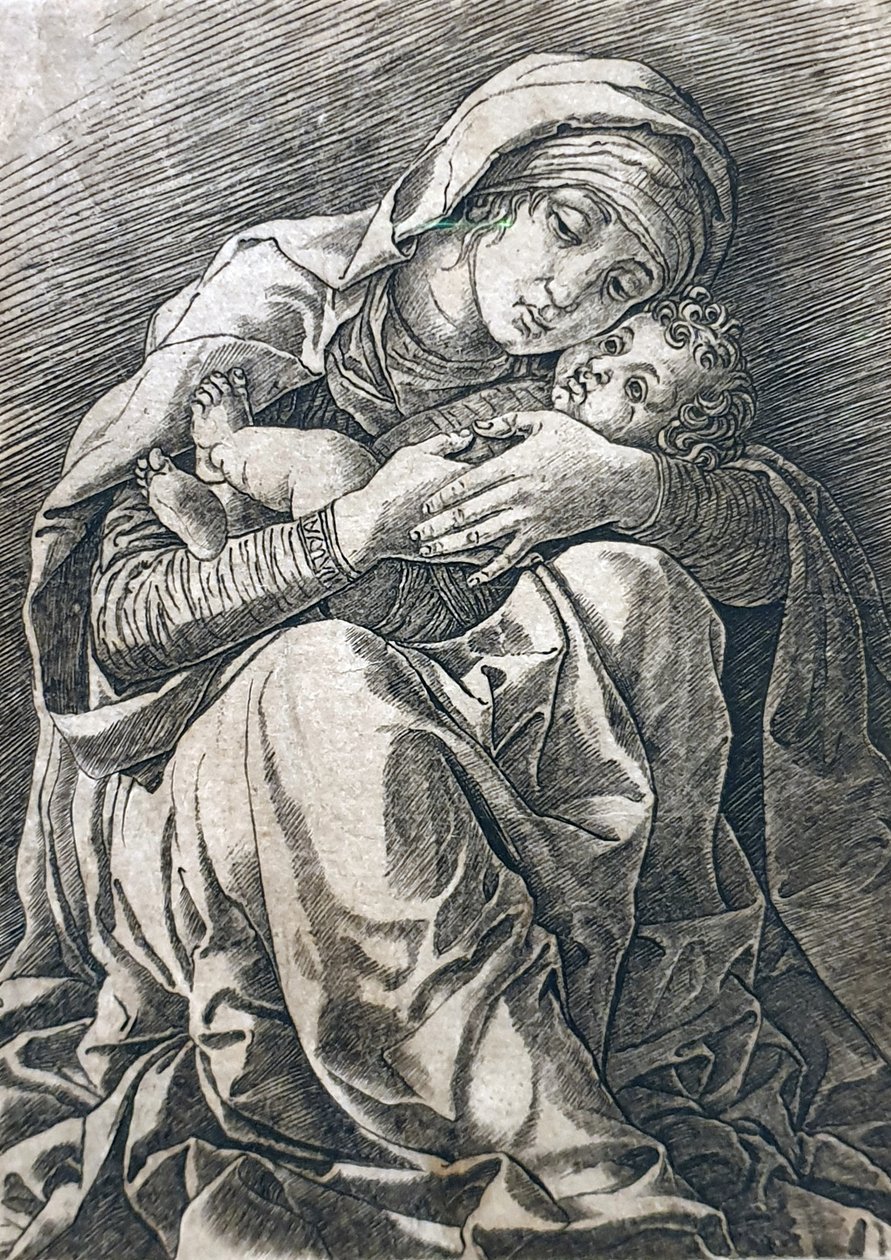A Virgem e o Menino de Andrea Mantegna