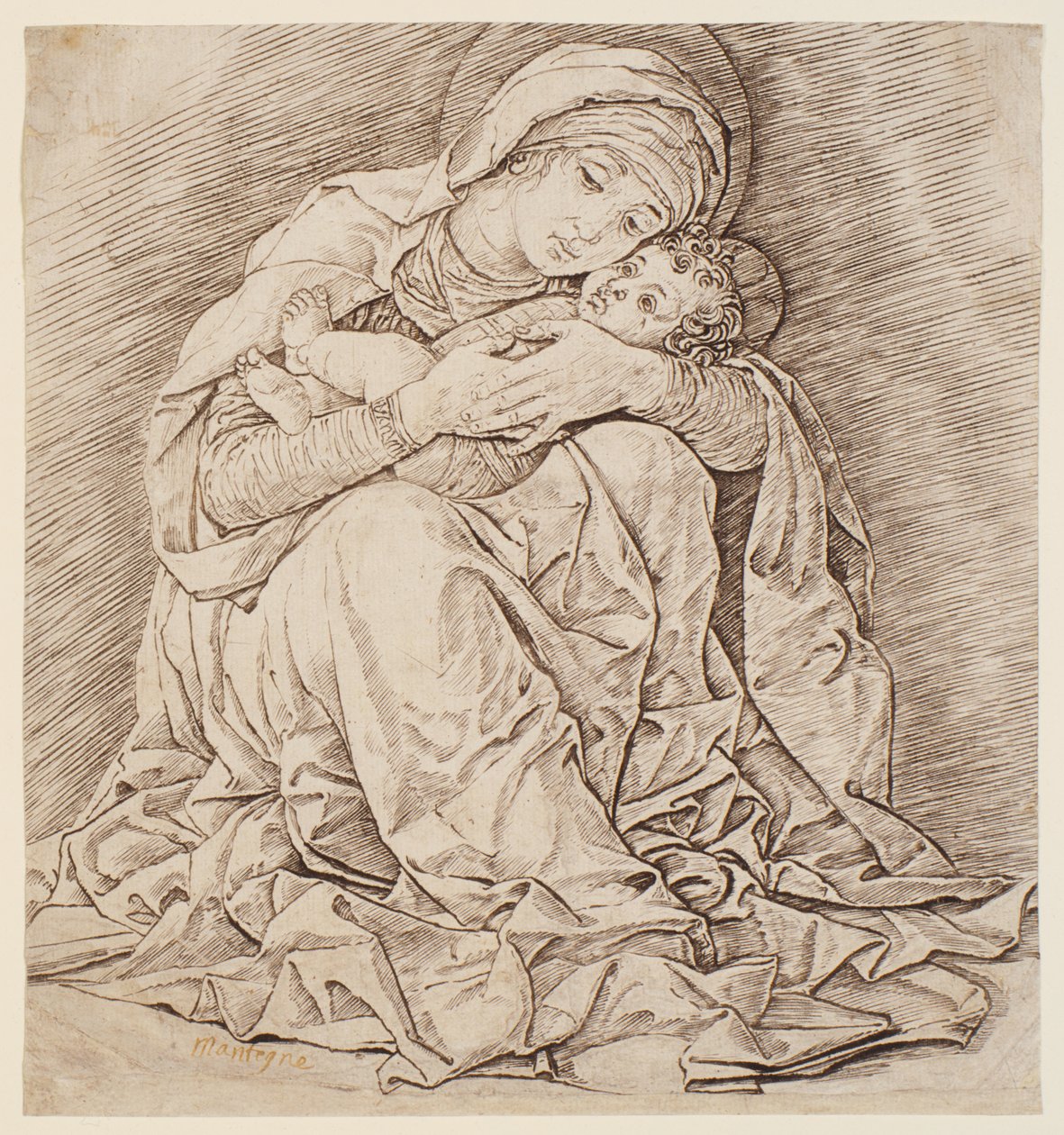 A Virgem e o Menino de Andrea Mantegna
