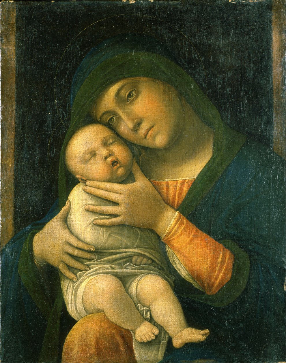 Virgem e Menino de Andrea Mantegna