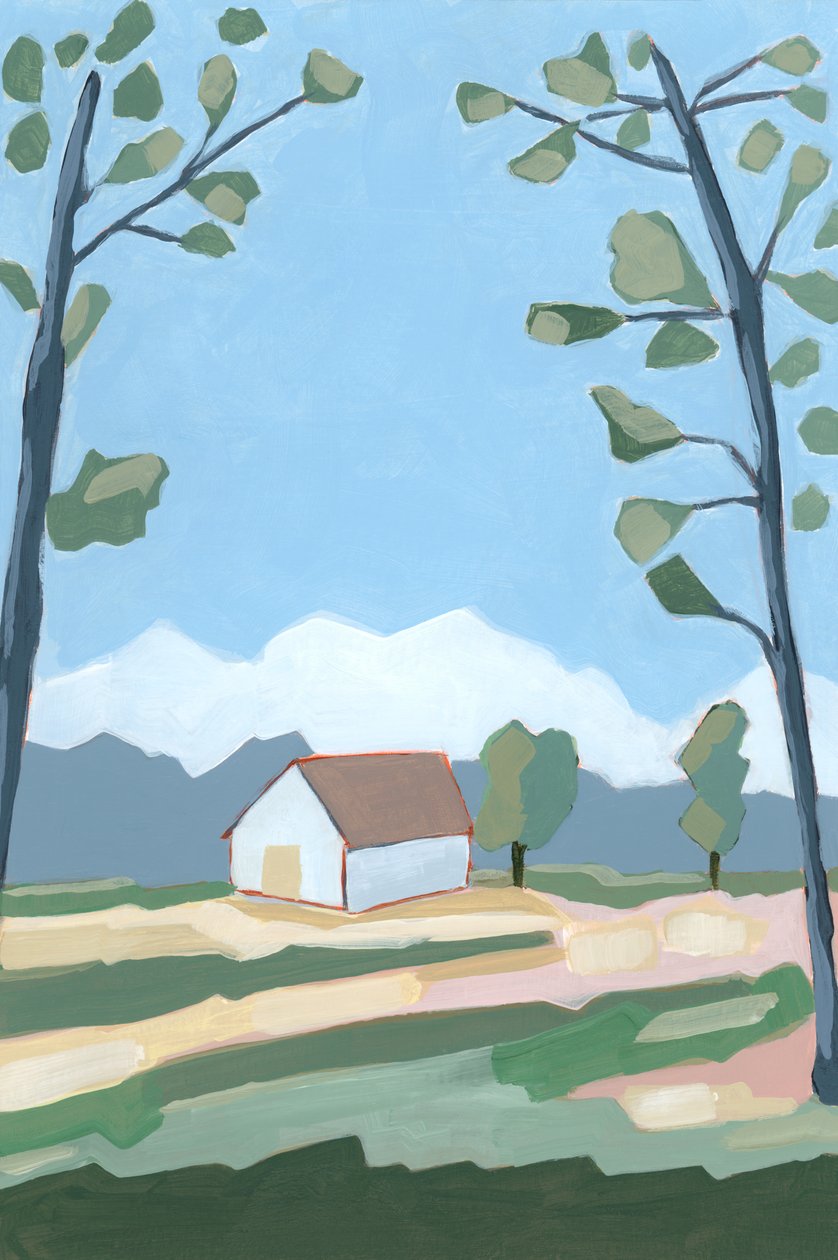 Highlands, 2023 (acrílico sobre papel) de Andrea Mejia