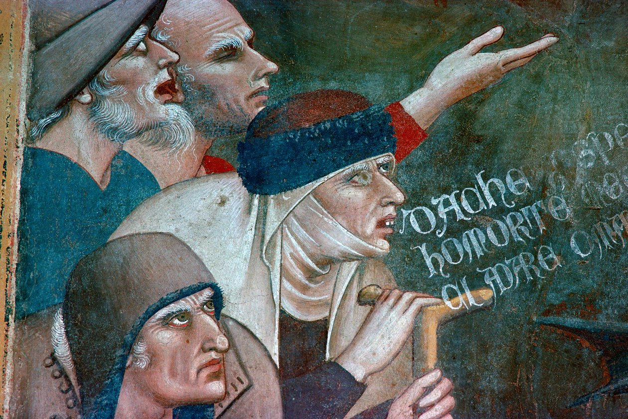 Fragmento de um afresco mostrando o triunfo da morte, século XIV de Andrea Orcagna