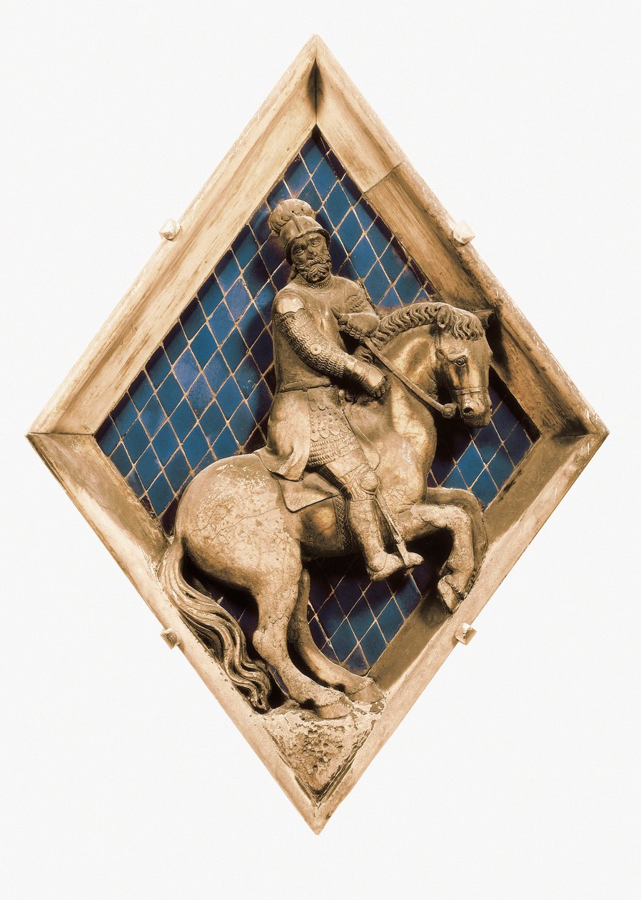 Marte, escultura em baixo relevo de Andrea Pisano de Andrea Pisano
