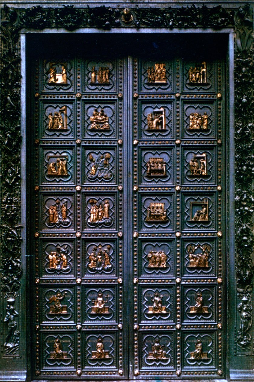 Porta Sul do Batistério de San Giovanni, 1336 de Andrea Pisano