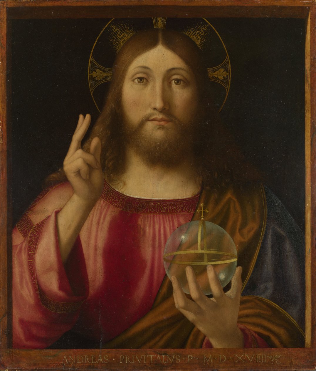 Salvator Mundi de 1519 de Andrea Previtali