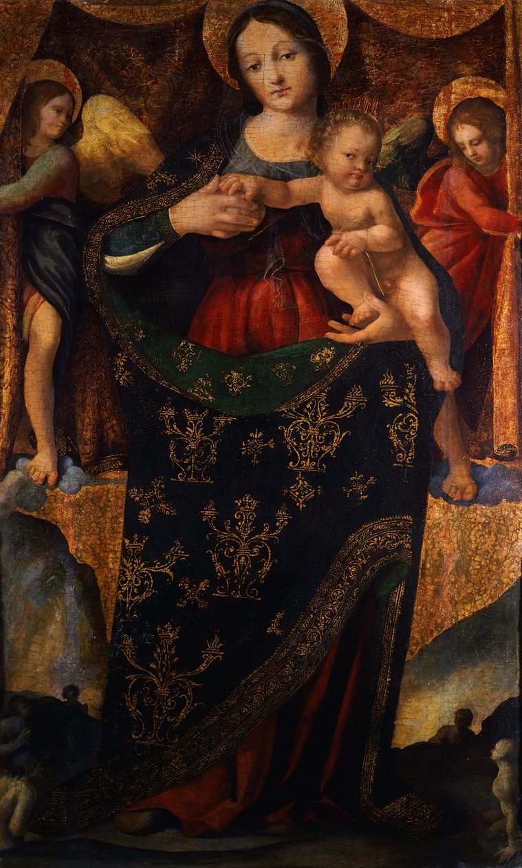 Nossa Senhora das Graças, detalhe do Altar da Madonna e dos Santos de Andrea Sabatini