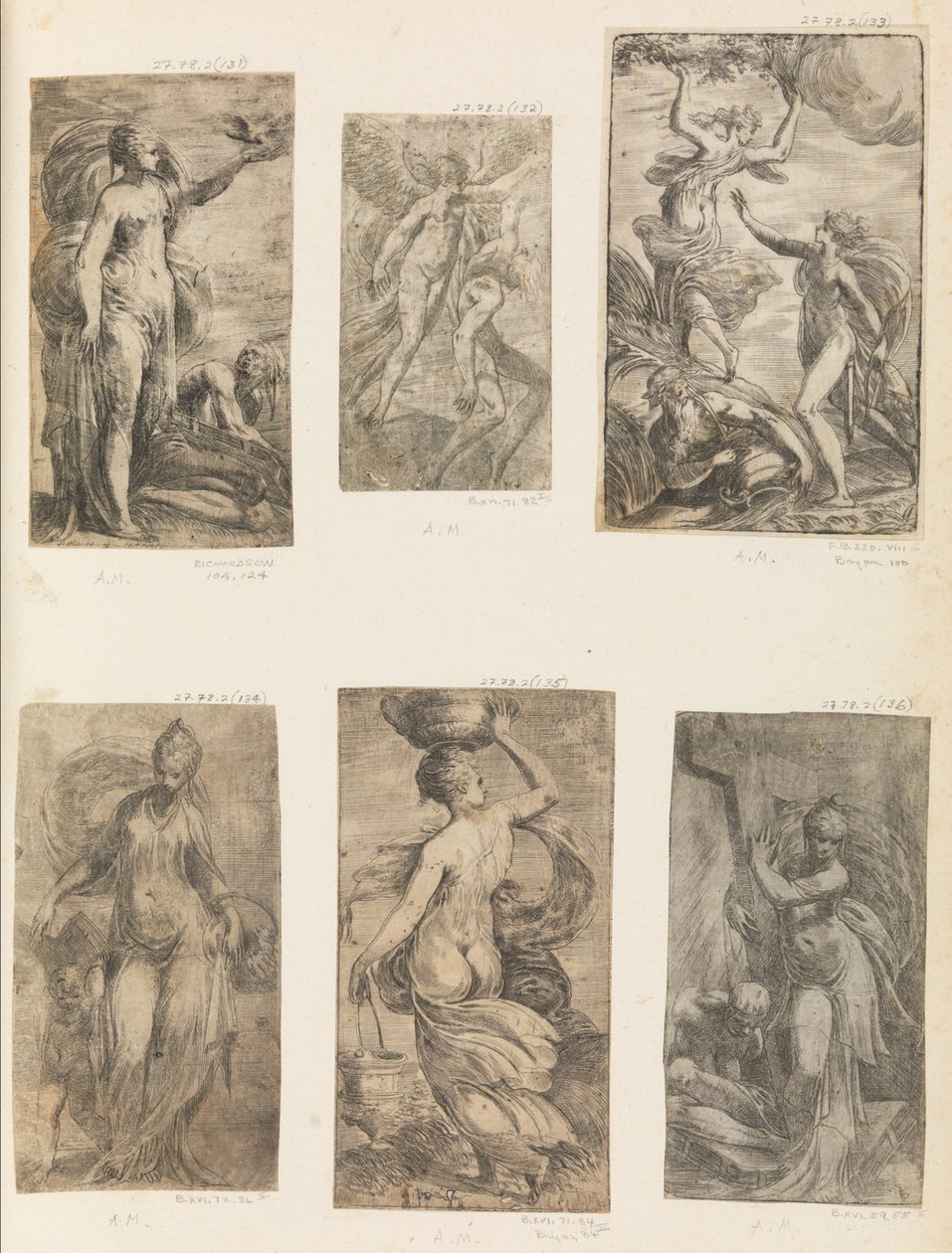 Apolo e Dafne, c. 1538-40. de Andrea Schiavone