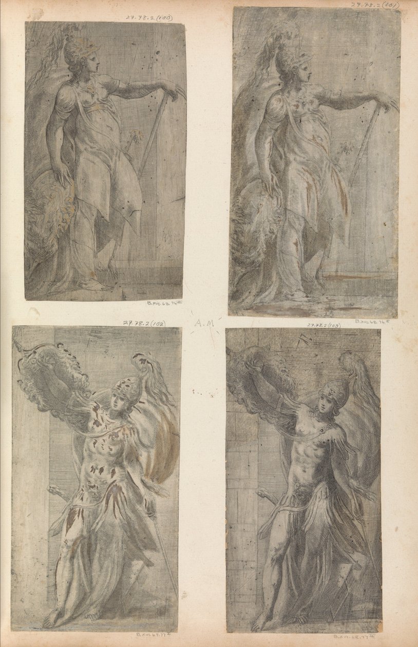 Belona, ​​ca. 1546-52. de Andrea Schiavone