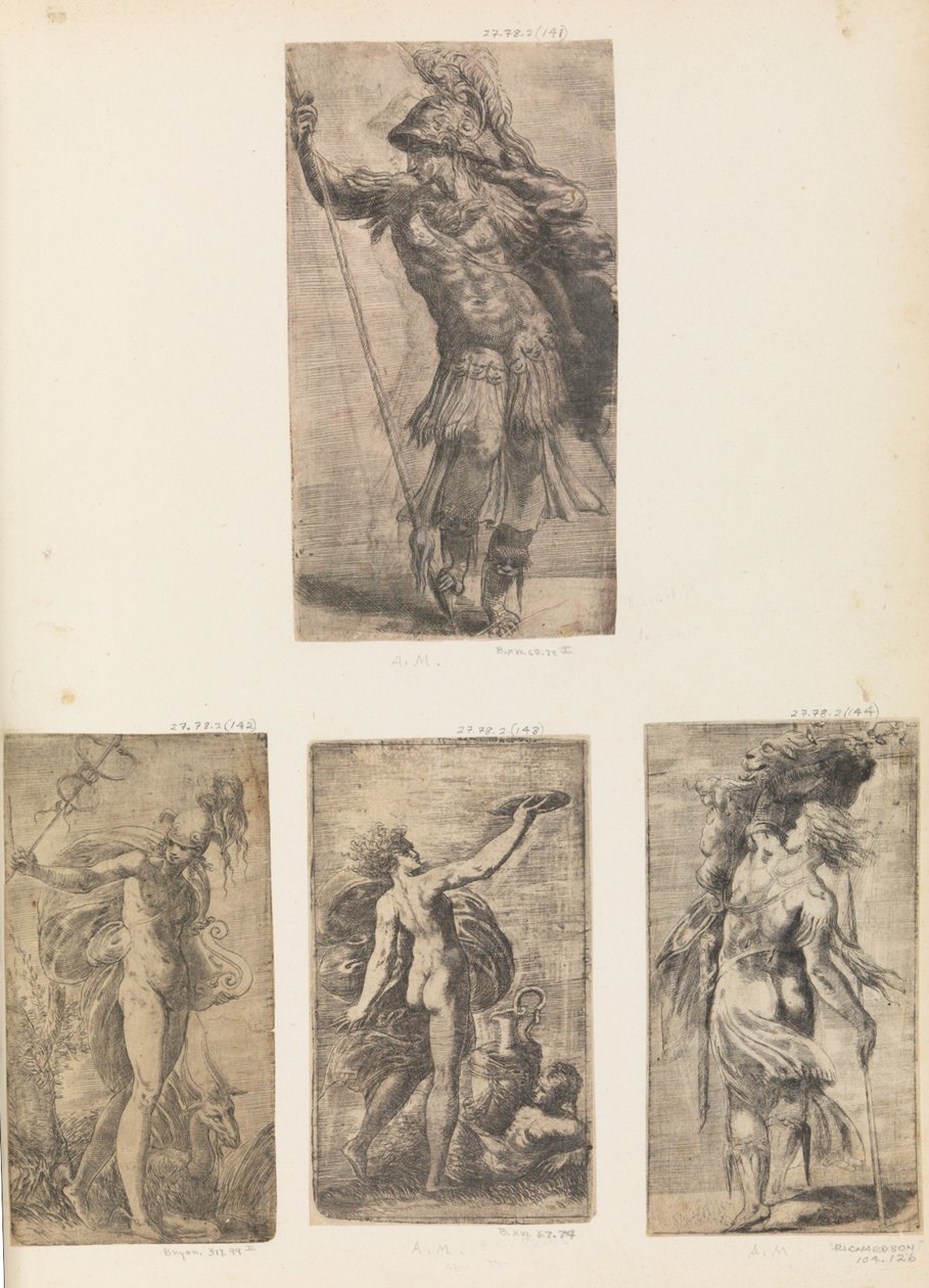 Marte, c. 1546-52. de Andrea Schiavone