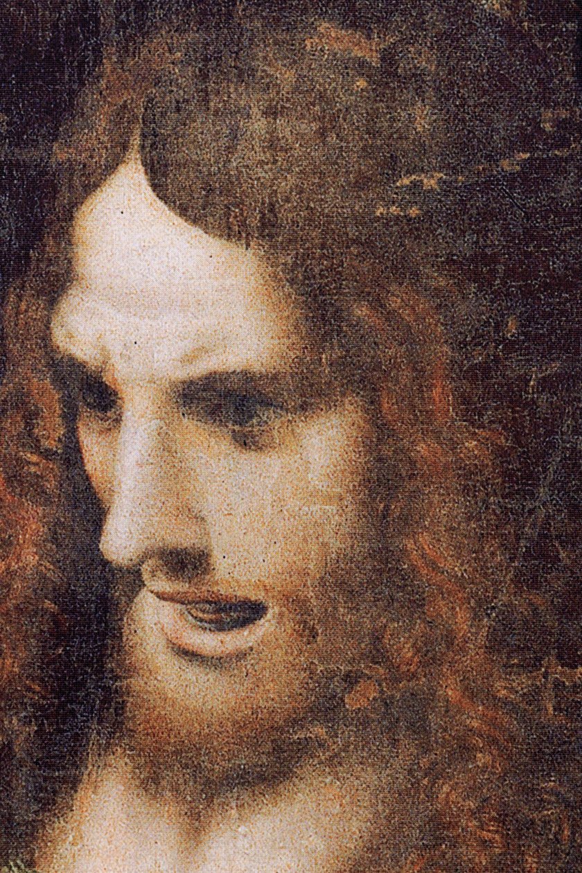 Abadia (Abadia de Tongerlo). Pintura. A Última Ceia. 1506-1507. Pormenor (pintura) de Andrea Solario