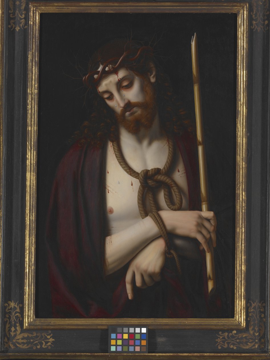 Ecce Homo (óleo sobre madeira) de Andrea Solario